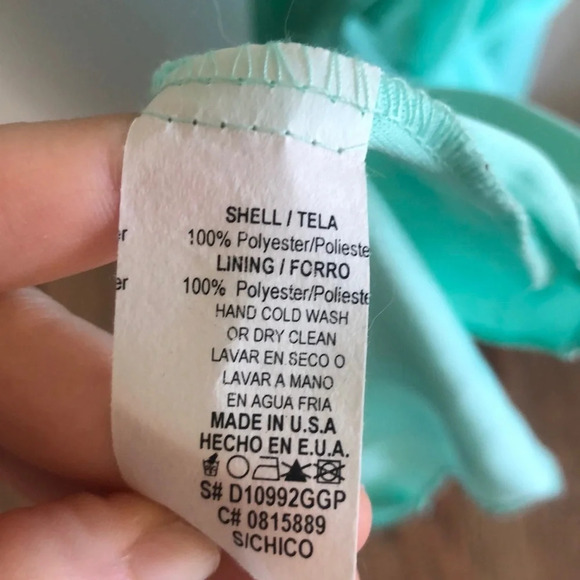 LU LU’S | Sea green backless gown - Picture 8 of 9